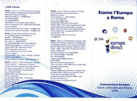 Brochure dei 5 CDE di Roma